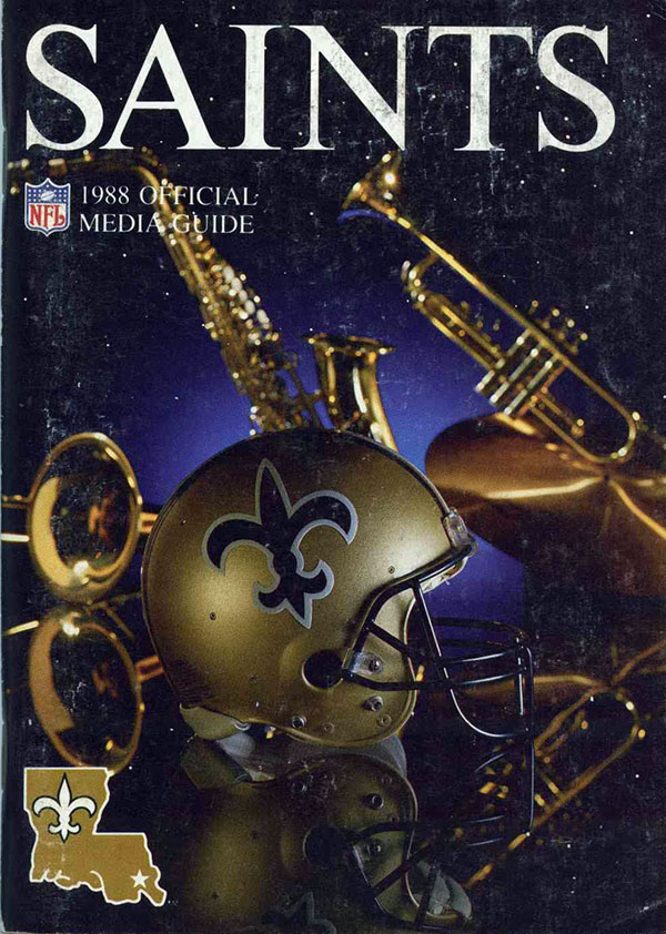 NFL Media Guide: New Orleans Saints (1988)