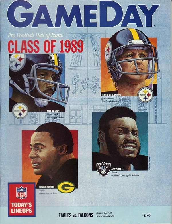 NFL Program: Philadelphia Eagles vs. Atlanta Falcons (August 12, 1989)