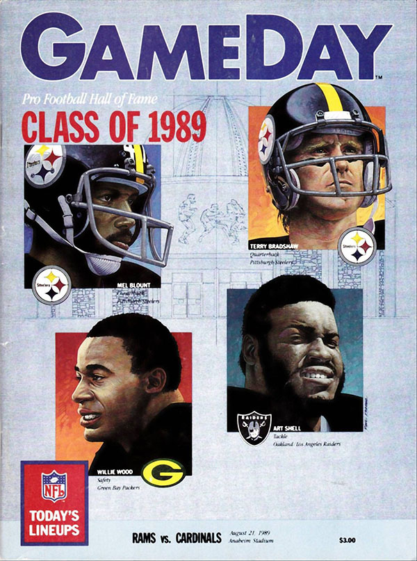 NFL Program: Los Angeles Rams vs. Phoenix Cardinals (August 21, 1989)