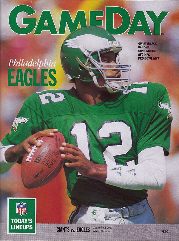 NFL Program: New York Giants vs. Philadelphia Eagles (December 3, 1989)