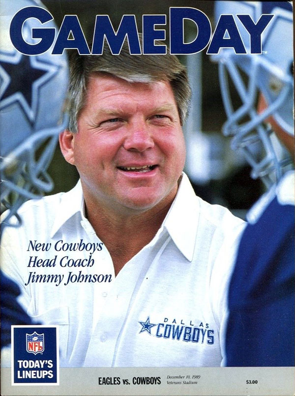 NFL Program: Philadelphia Eagles vs. Dallas Cowboys (December 10, 1989)