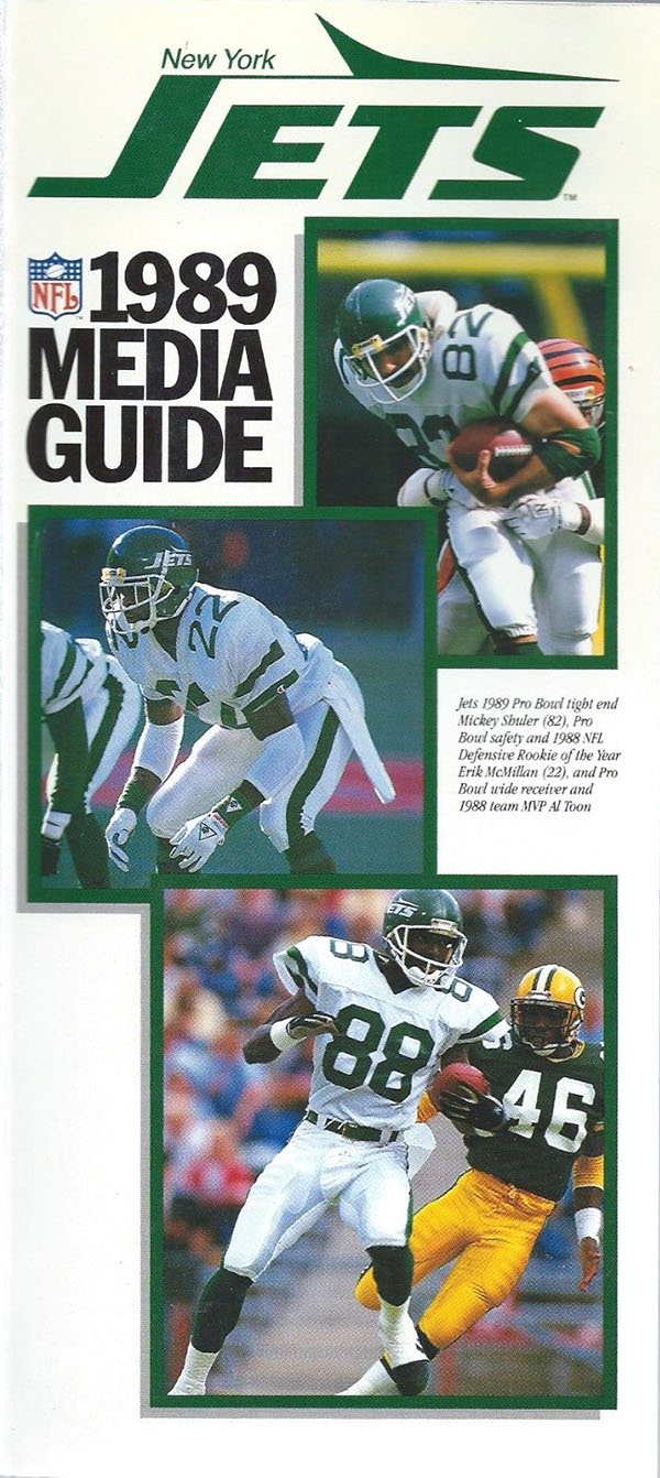 NFL Media Guide: New York Jets (1989)