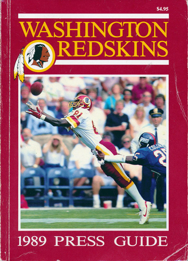 NFL Media Guide: Washington Redskins (1989) | SportsPaper.info