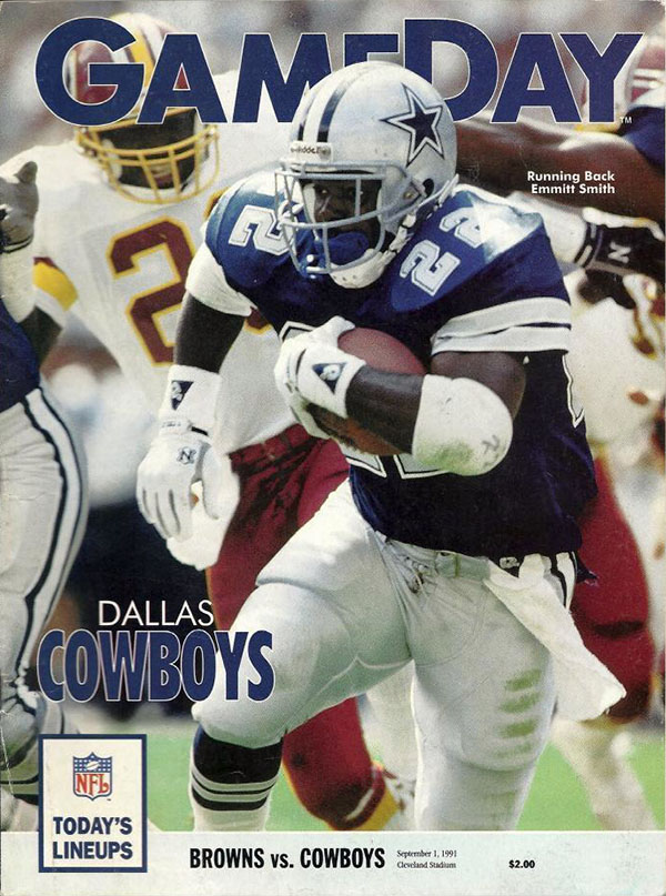 NFL Program: Cleveland Browns vs. Dallas Cowboys (September 1, 1991)