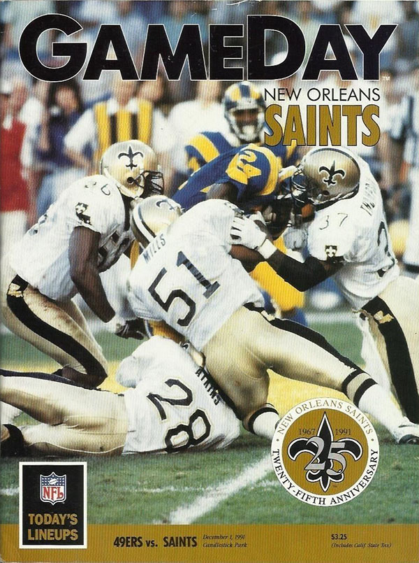 NFL Program: San Francisco 49ers vs. New Orleans Saints (October