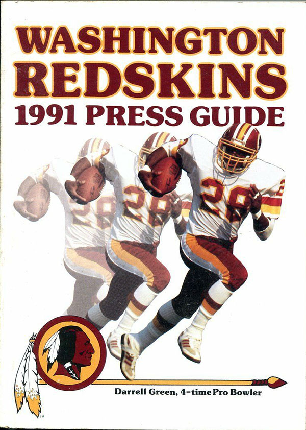 NFL Media Guide: Washington Redskins (1991)