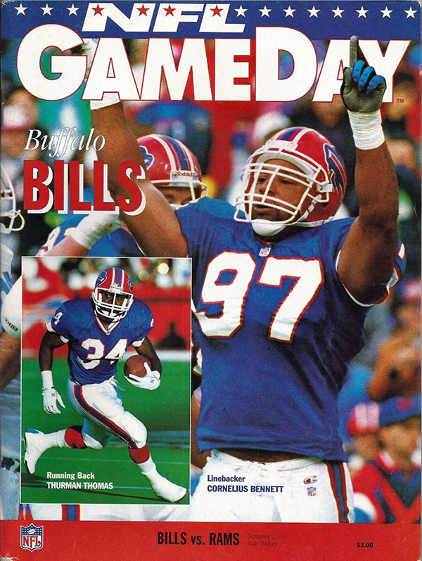 buffalo bills roster 1992