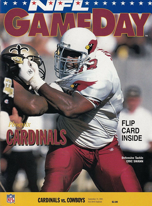 NFL Program: Phoenix Cardinals vs. Dallas Cowboys (September 19, 1993)