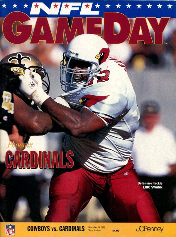 NFL Program: Dallas Cowboys vs. Phoenix Cardinals (November 14, 1993)