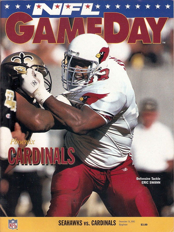 NFL Program: Seattle Seahawks vs. Phoenix Cardinals (December 19, 1993)