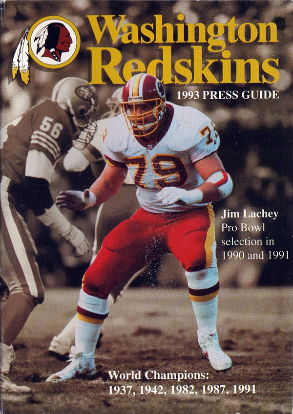 NFL Media Guide: Washington Redskins (1993)