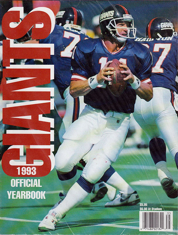 NFL Yearbook: New York Giants (1993)