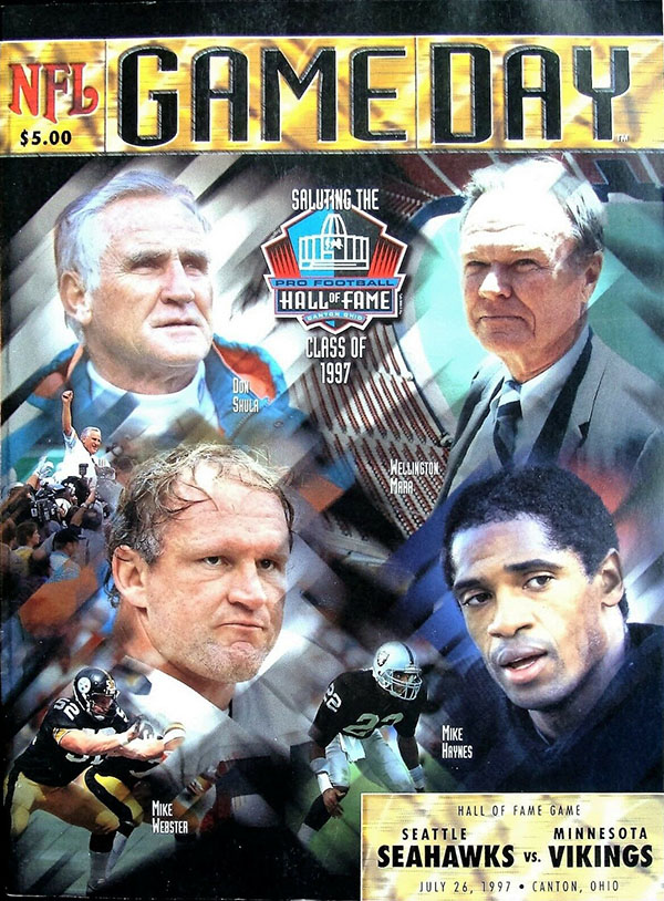 NFL Program: Seattle Seahawks vs. Minnesota Vikings (July 26, 1997)