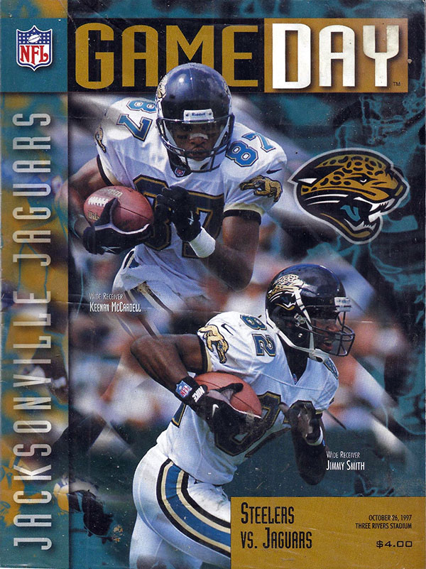 NFL Program: Pittsburgh Steelers vs. Jacksonville Jaguars (October 26, 1997)