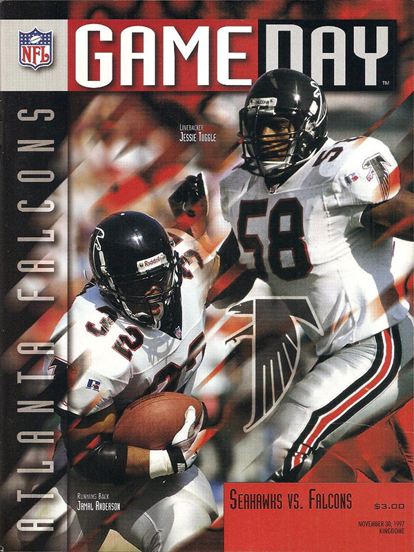 NFL Program: Seattle Seahawks vs. Atlanta Falcons (November 30, 1997)