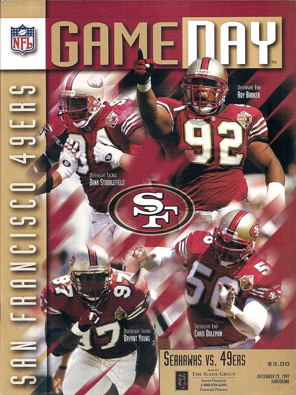 NFL Program: Seattle Seahawks vs. San Francisco 49ers (December 21, 1997)