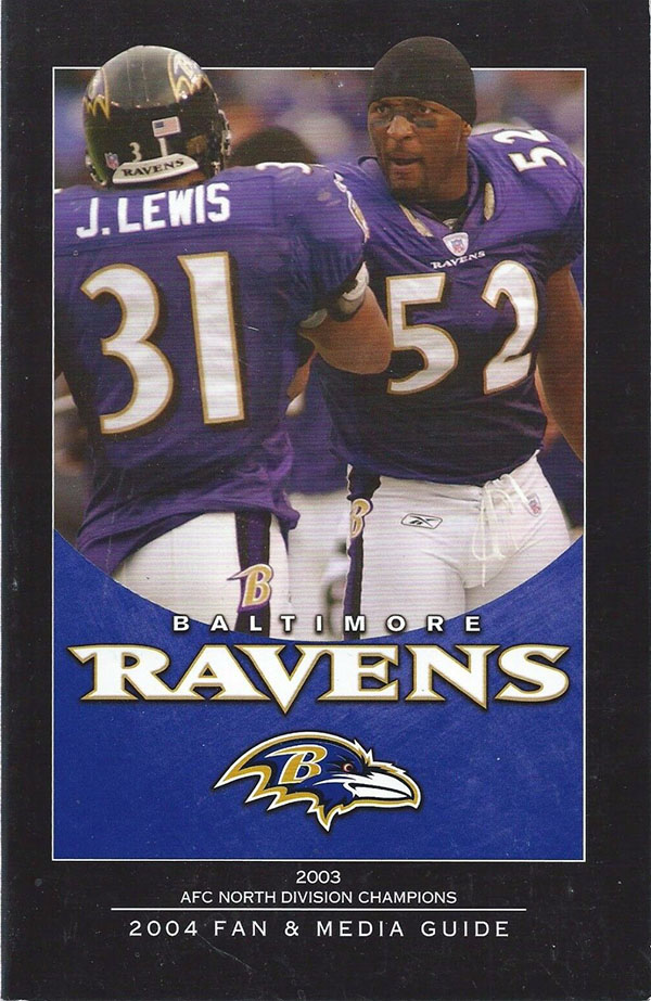 NFL Media Guide: Baltimore Ravens (2004)