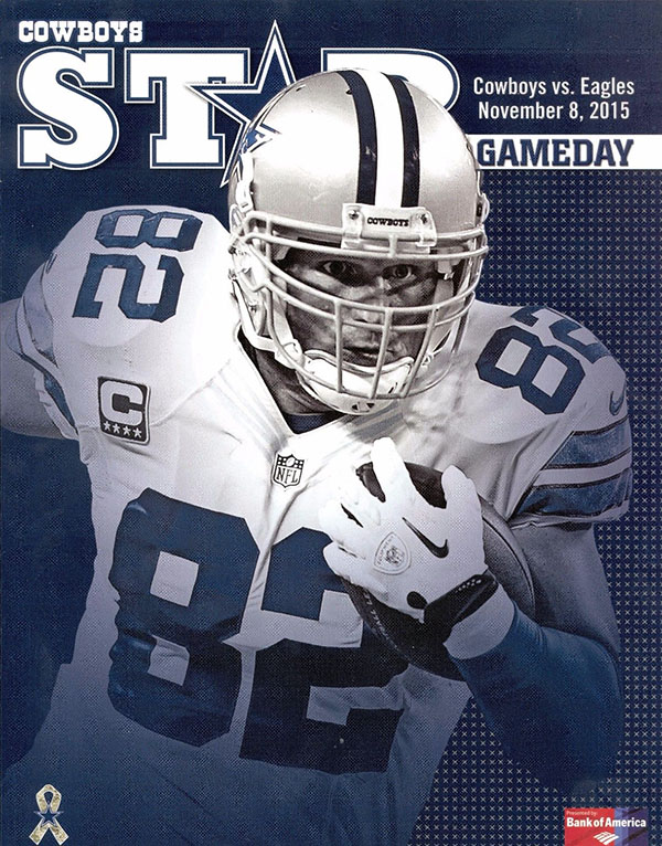 NFL Program: Dallas Cowboys vs. Philadelphia Eagles (November 8, 2015)