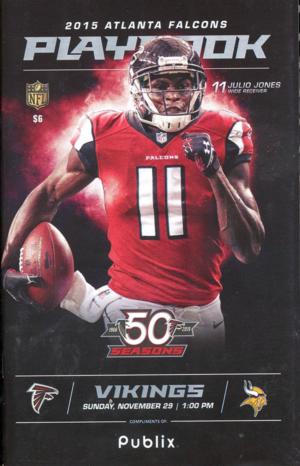 NFL Program: Atlanta Falcons vs. Minnesota Vikings (November 29, 2015)