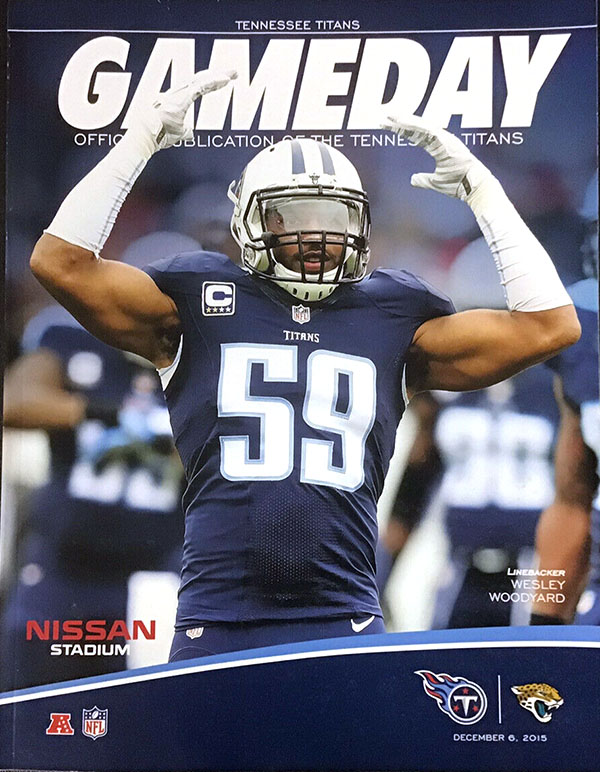 NFL Program: Tennessee Titans vs. Jacksonville Jaguars (December 6, 2015)