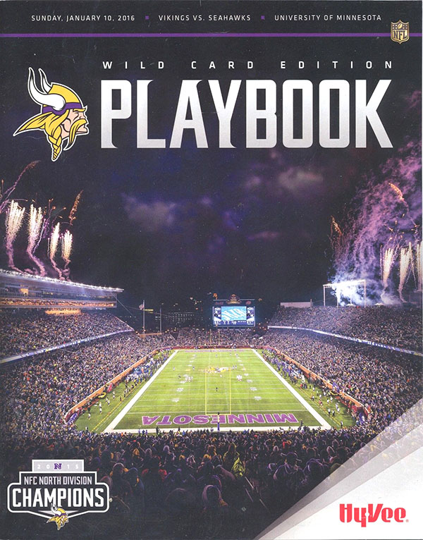 NFL Program: Minnesota Vikings vs. Seattle Seahawks (January 10, 2016)