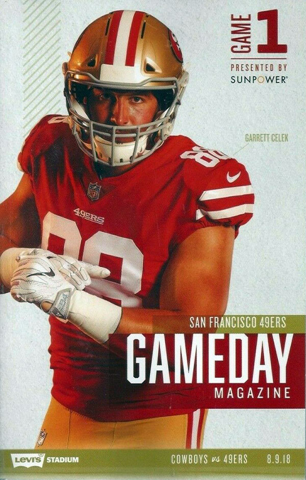 NFL Program: San Francisco 49ers vs. Dallas Cowboys (August 9, 2018)