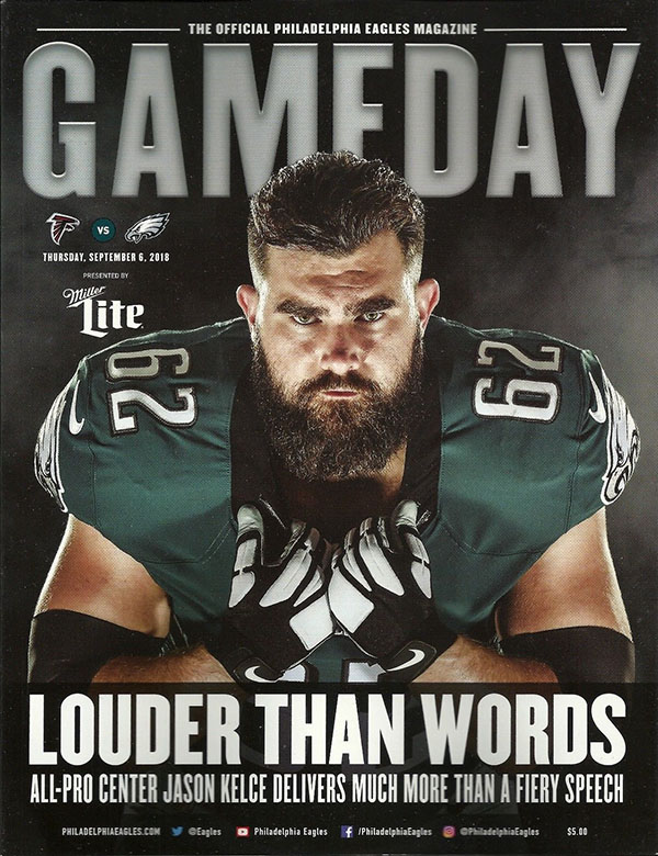 NFL Program: Philadelphia Eagles vs. Atlanta Falcons (September 6, 2018)