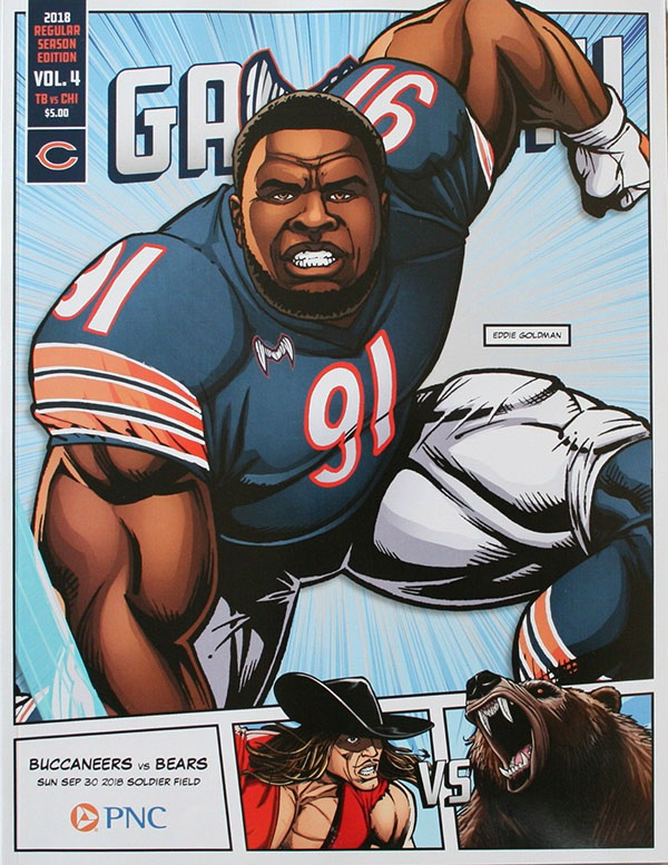 NFL Program: Chicago Bears vs. Tampa Bay Buccaneers (September 30, 2018)