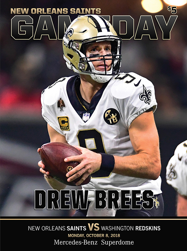 NFL Program: New Orleans Saints vs. Washington Redskins (October 8, 2018)