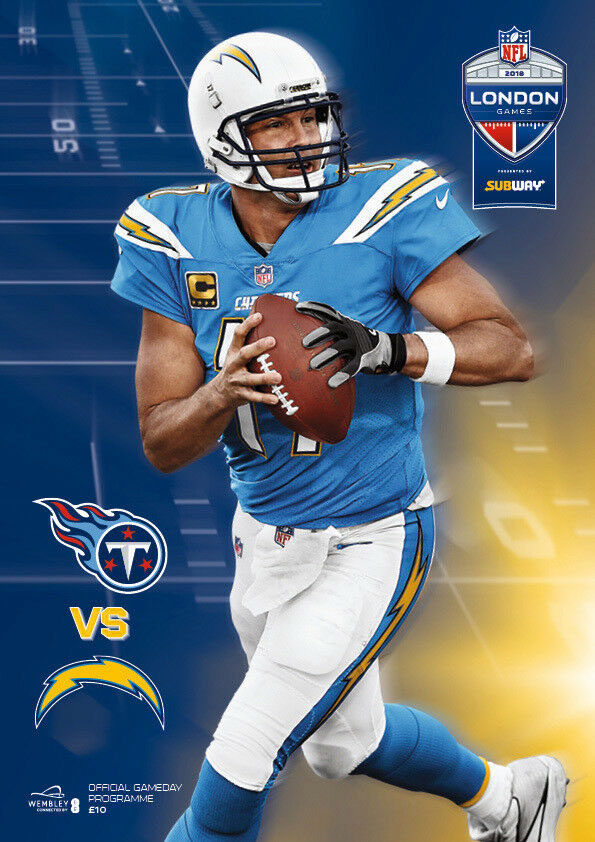 NFL Program: Los Angeles Chargers vs. Tennessee Titans (October 21, 2018)