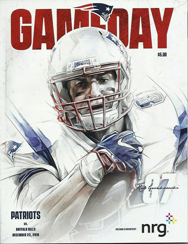 NFL Program: New England Patriots vs. Buffalo Bills (December 23, 2018)