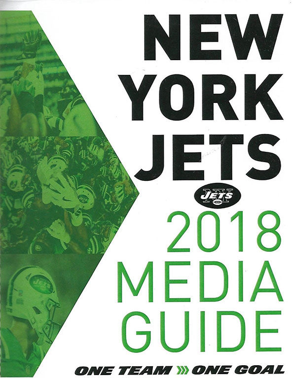 NFL Media Guide: New York Jets (2018)