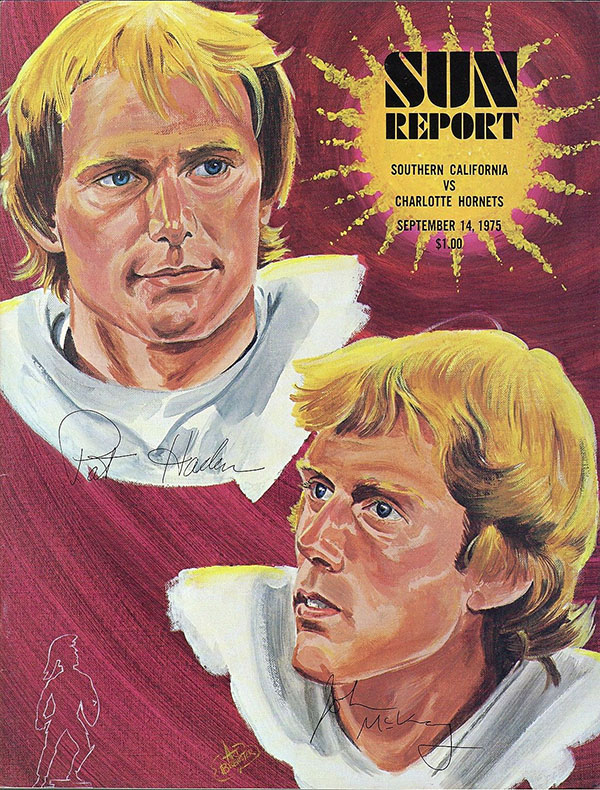 WFL Program: Southern California Sun vs. Charlotte Hornets (September 14, 1975)