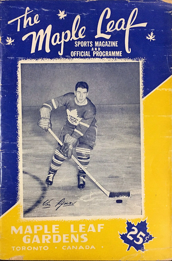 NHL Program: Toronto Maple Leafs (1948-49)