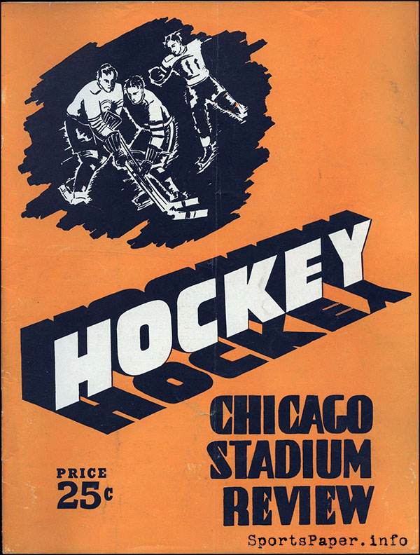 NHL Program: Chicago Black Hawks (1949-50)