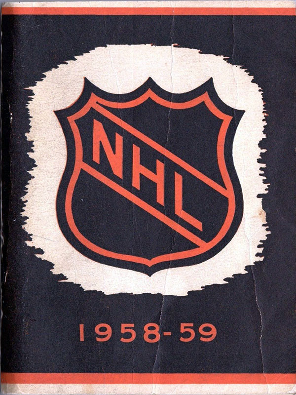 NHL Media Guide: National Hockey League (1958-59)