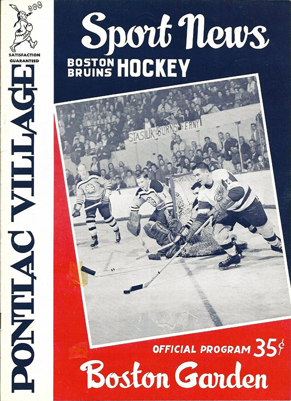 NHL Program: Boston Bruins (1959-60)