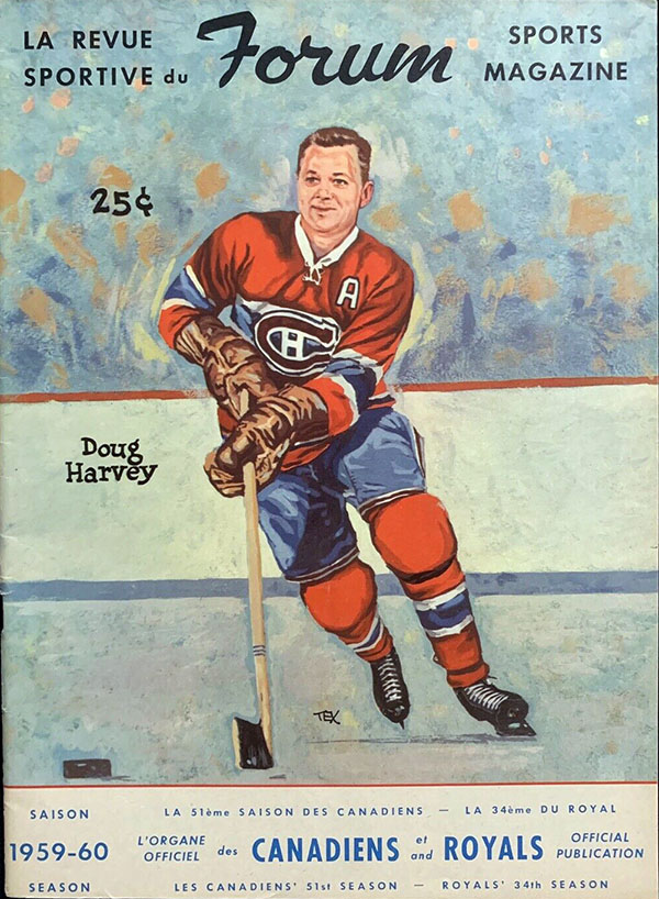 NHL Program: Montreal Canadiens (1959-60)