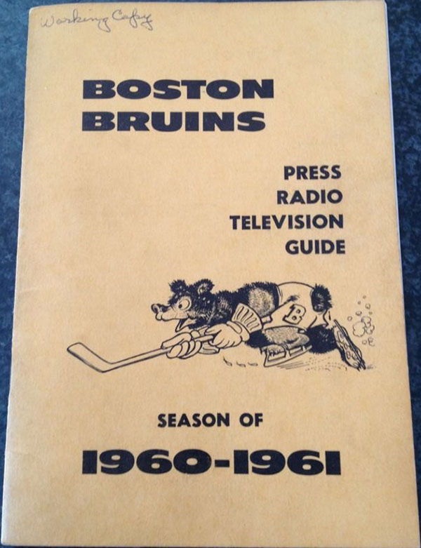 NHL Media Guide: Boston Bruins (1960-61)