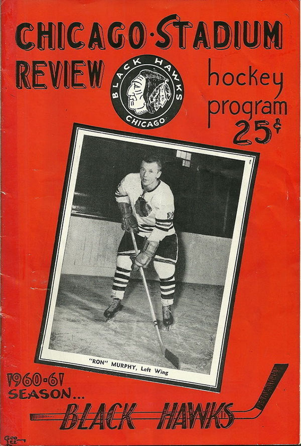 NHL Program: Chicago Black Hawks (1960-61)