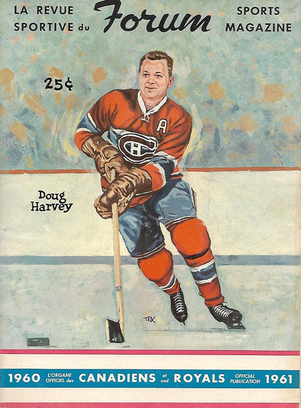 NHL Program: Montreal Canadiens (1960-61)