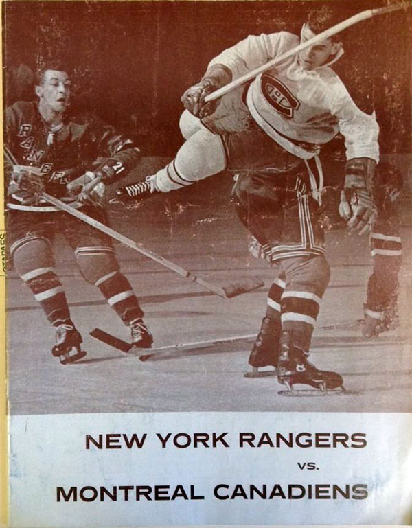 NHL Program: New York Rangers (1960-61)