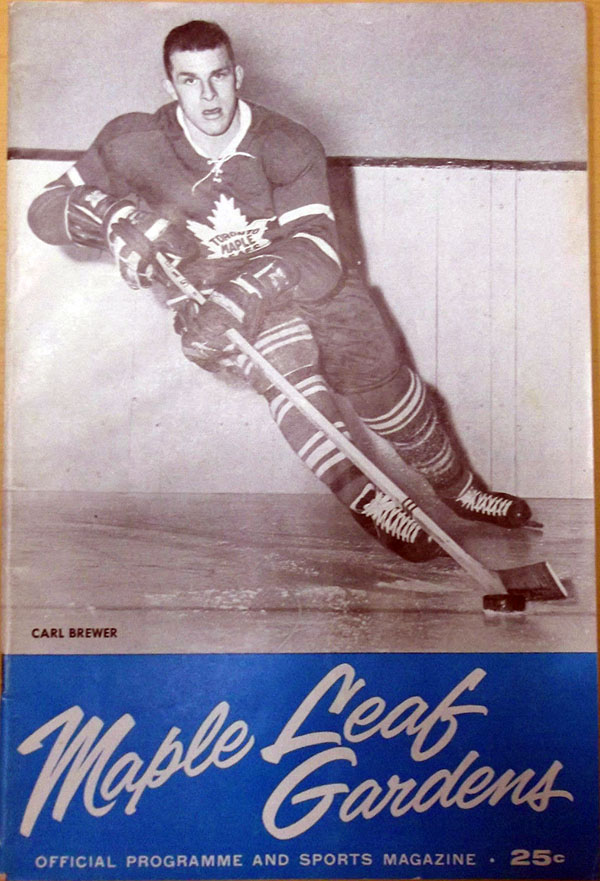 NHL Program: Toronto Maple Leafs (1960-61)