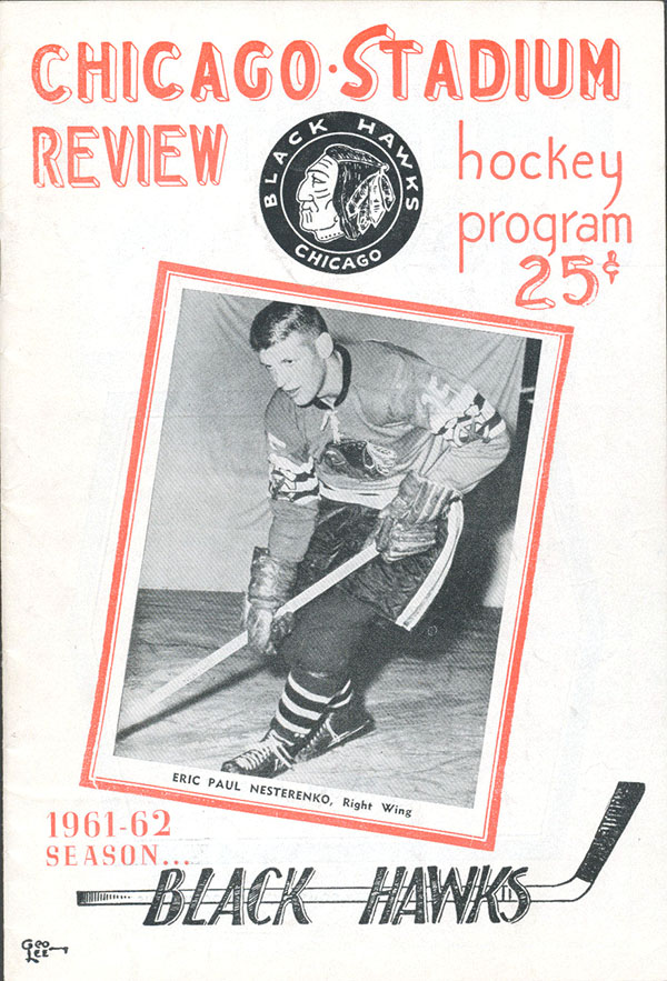 NHL Program: Chicago Black Hawks (1961-62)