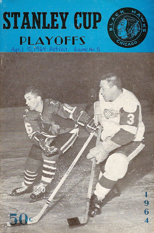 NHL Program: Chicago Black Hawks (1963-64)