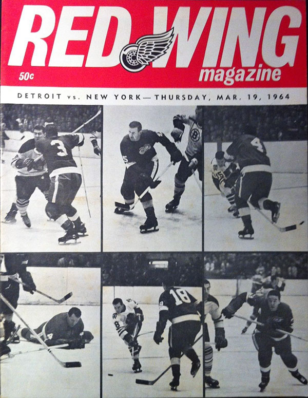 NHL Program: Detroit Red Wings (1963-64)