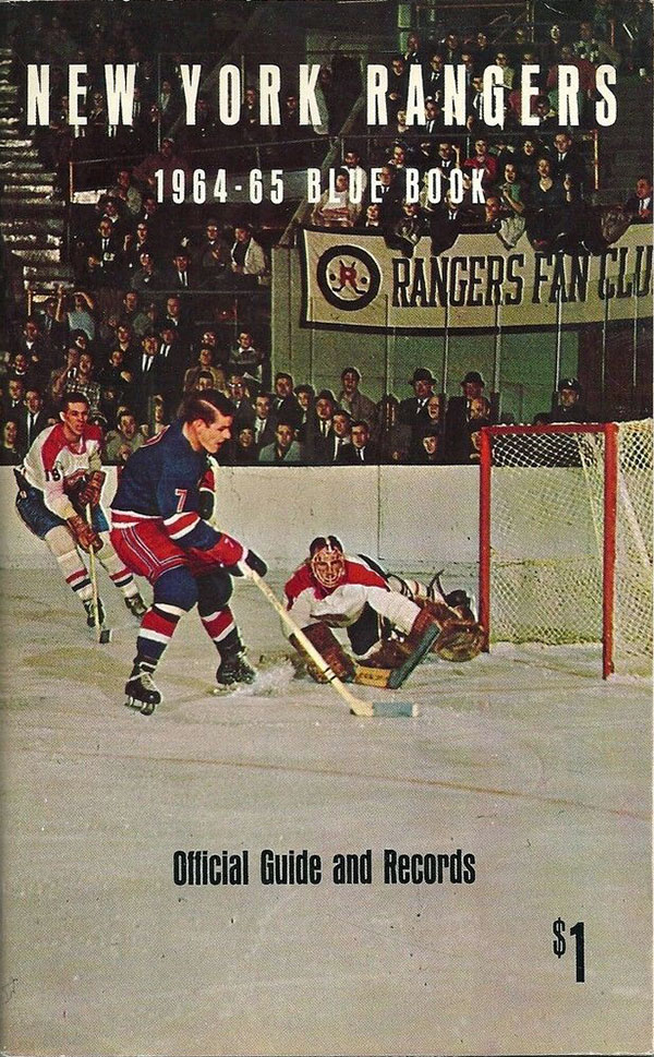 NHL Media Guide: New York Rangers (1964-65)