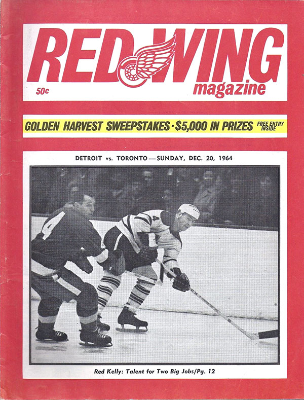 NHL Program: Detroit Red Wings (1964-65 