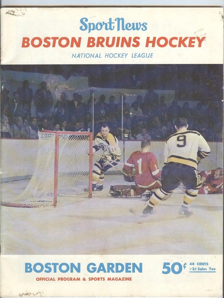 NHL Program: Boston Bruins (1966-67)