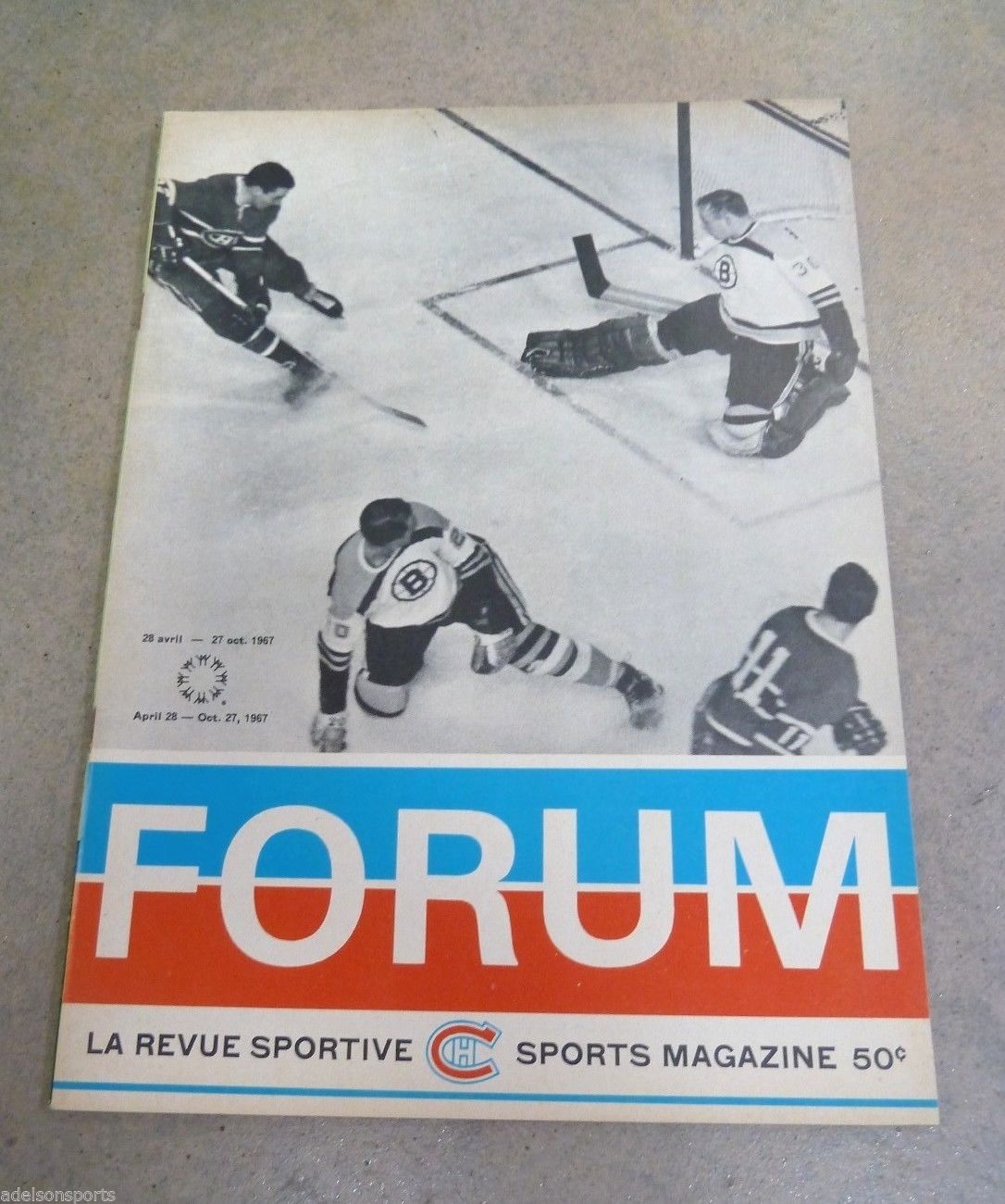 NHL Program: Montreal Canadiens (1966-67)